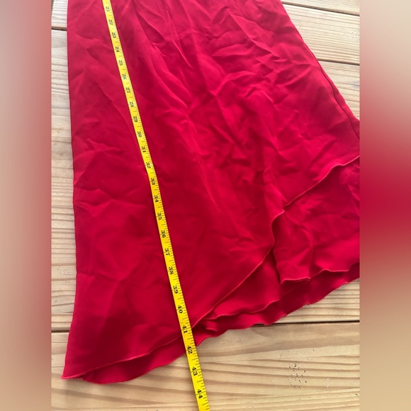 Wrap swing ruffle SL Fashions Scarlet Mini Dress - Picture 7 of 8